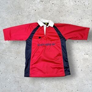 Kiwi Sport Rugby Shirt Size 42 Red White Navy Blue kiwirugby.de Classic Jersey